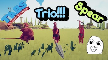 Spear Trio Vs Every Units (Same Price) TABS - Totally Accurate Battle Simulator