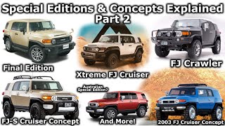 FJ Cruiser Special Editions and Concepts Explained - Part 2 - FJ Crawler, Xtreme, Concepts and More!