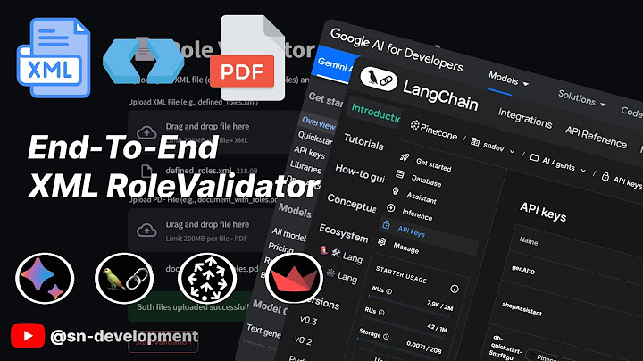 Build a Modular End-to-End RAG Application | AI-Powered XML Role Validator  |
