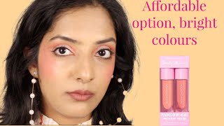 Trying on Beauty Creations Blush Duos  Affordable Liquid Blush, Fluorescent Colours