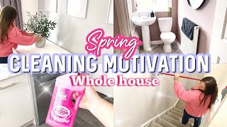 SPRING CLEAN WITH ME| CLEANING MOTIVATION | WHOLE HOUSE CLEANING | CLEAN WITH ME UK ✨