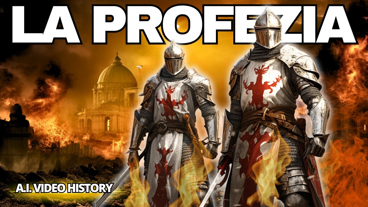 La PROFEZIA di J. De Molay , ULTIMO dei Templari #storiaillustrata #videoIA