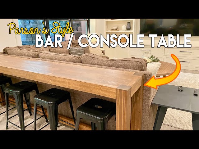 Console Table That Doubles As A Bar