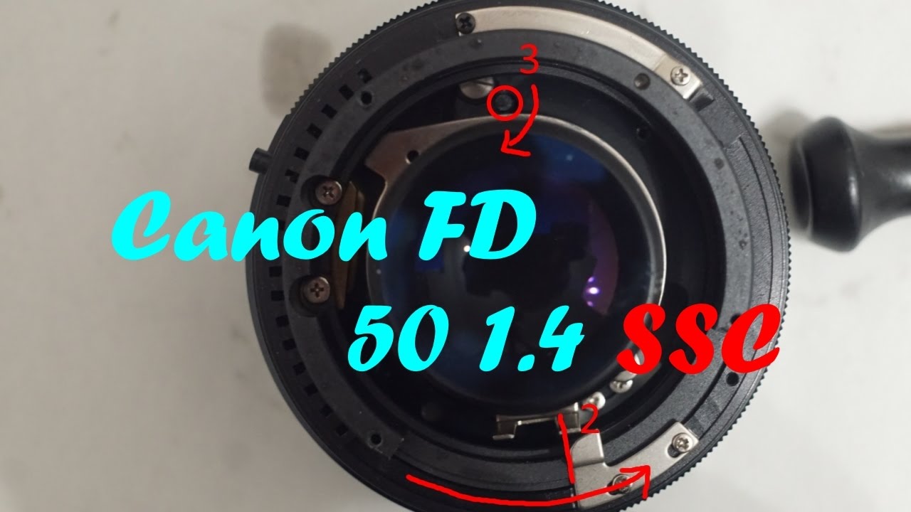 Canon FD 50mm 1.4 SSC - Disassembly , Lubricate , Assembly , Refurb