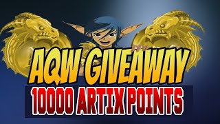 Aqw - 10000 Artix Points Giveaway And How To Enter + Last Months Winner (Closed)