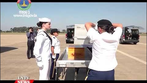 Laos returns remains of US soldiers MIA, the latest search operation uncovered the remains in Paek