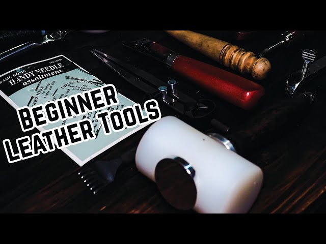 Leatherworking Starter Kit from  Review - The Cheapest Way to get  Started in Leathercraft 