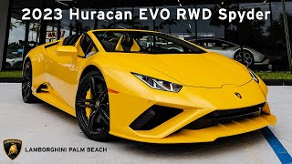 2023 Lamborghini Huracan EVO RWD Spyder | Giallo Inti | LPB