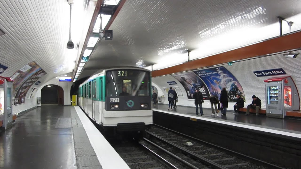 [Paris] MF67 Métro 3 Rue SaintMaur YouTube