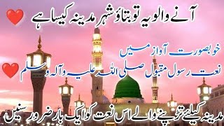 Aany Walo Ya Tu Batao Shehar Madeena Kaisa Hainew Kalam 2025Trending