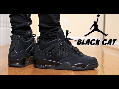 black cat jordan 4 size 5