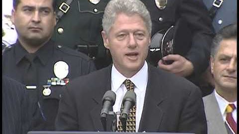 President Clinton's Remarks at NAPO Top Cops Event (1998)