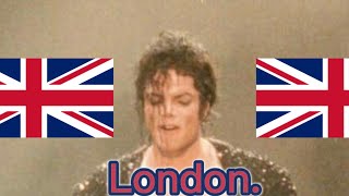 Michael Jackson Billie Jean Live In London, July 31st, 1992. (Fake snippets)