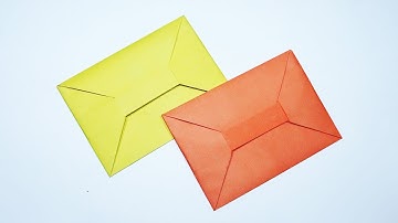 How to Make an Origami Envelope Without Glue - Easy Origami Envelope Tutorial