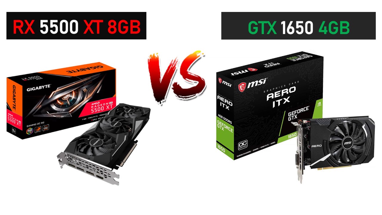 Gtx 1650 4gb vs