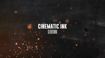 After Effects Template  - Cinematic Ink Slideshow