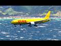 dangerous landing of planes over the sea Eps.00961