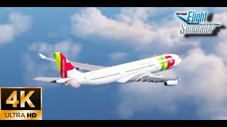 LVFR A340-300 TAP  |  Full flight  |   Lisbon - Madeira  |  MSFS 2020 [4K]
