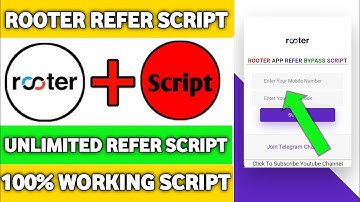 Rooter App Script | Rooter  App Refer Script | Rooter App unlimited Coins Added Script #EWL