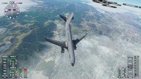 A320 in a flat spin... somehow!