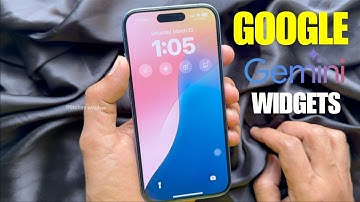 How to Add Google Gemini Widgets to Your iPhone Lock Screen