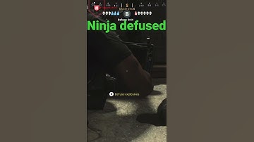Ninja defuse #cod #callofduty #callofdutywarzone #callofdutymodernwarfare #stealth