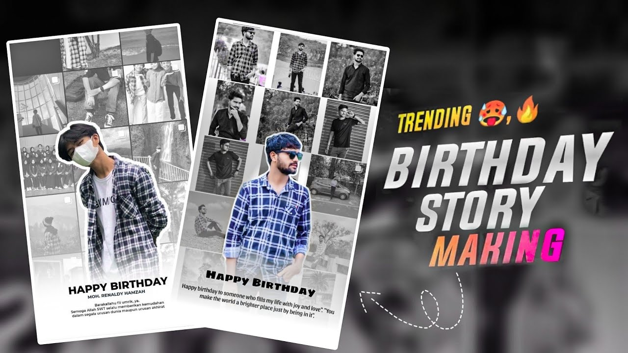 Birthday Story Ideas Instagram | Birthday Story Making | Birthday Story ...