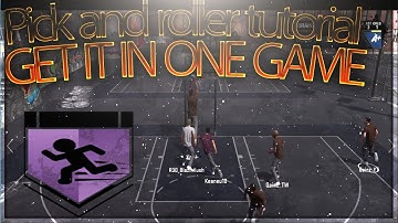 HOW TO GET PICK AND ROLLER BADGE IN NBA 2K18! FASTEST METHOD TO GET PICK AND ROLLER!