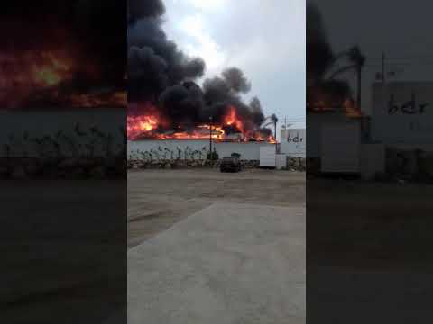 El Berebere ardiendo