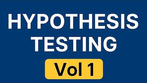 Hypothesis Testing Vol.1 | Basics, Steps & Formulas Explained for Net/IES/Gate/IIT jam |IEMS Academy