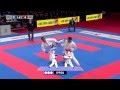 Final male kumite 67kg magdy hanafy vs saeid ahmadikaryani wkf world karate championships 2012