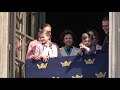 Princess Estelle and Prince Oscar celbrates King Carl Gustaf birthday