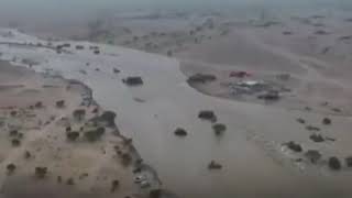 فيضان سد مأرب اليمني لأول مرة منذ عام ٣٤ مخلف دمار هائل