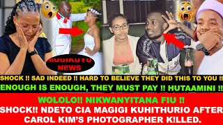 Drama Unfolds After Carol Kims Photographer Klled In A Very Shocking Way. More Details Emerged.