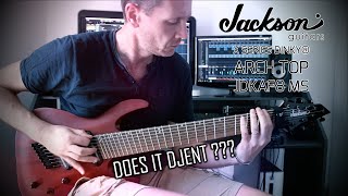 JACKSON X SERIES DINKY® ARCH TOP DKAF8 MS - 8 String Drop E (DJENT Demo)