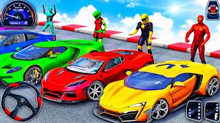 Superhero Car Stunt Mega Ramps Racing2026 Impossible GT Car Driving Tracks3D - Android GamePlay screenshot 3