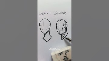 How To Draw 3 / 4 View Head Tutorial✏️| #tutorials #howtodraw #sketch #head #drawing#fypppppp #fypシ