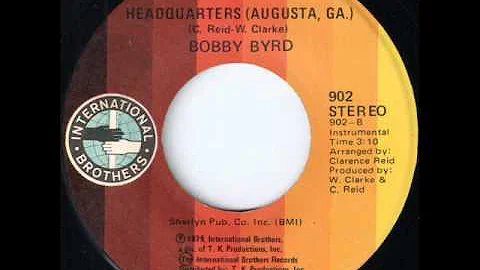 Bobby Byrd - Headquarters (Augusta, Ga) Instrument...