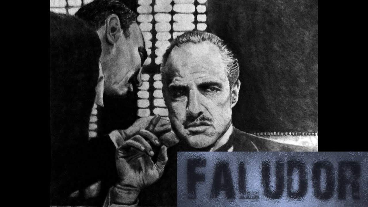 The Godfather - Marlon Brando - Realistic Timelapse drawing/Speed