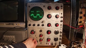 Tektronix 1A7 differential amplifier plugin tryout