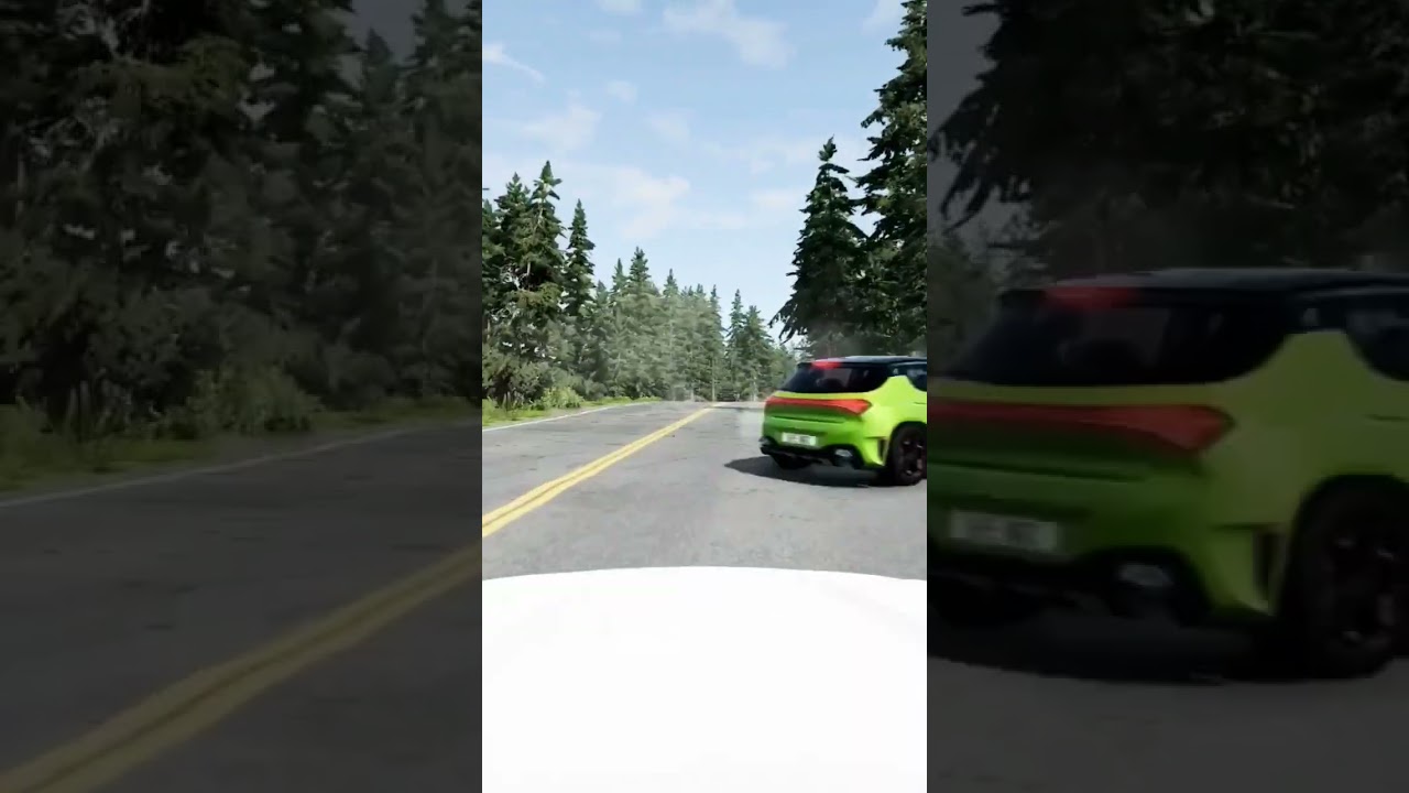 This is why there's a no passing zone🔴