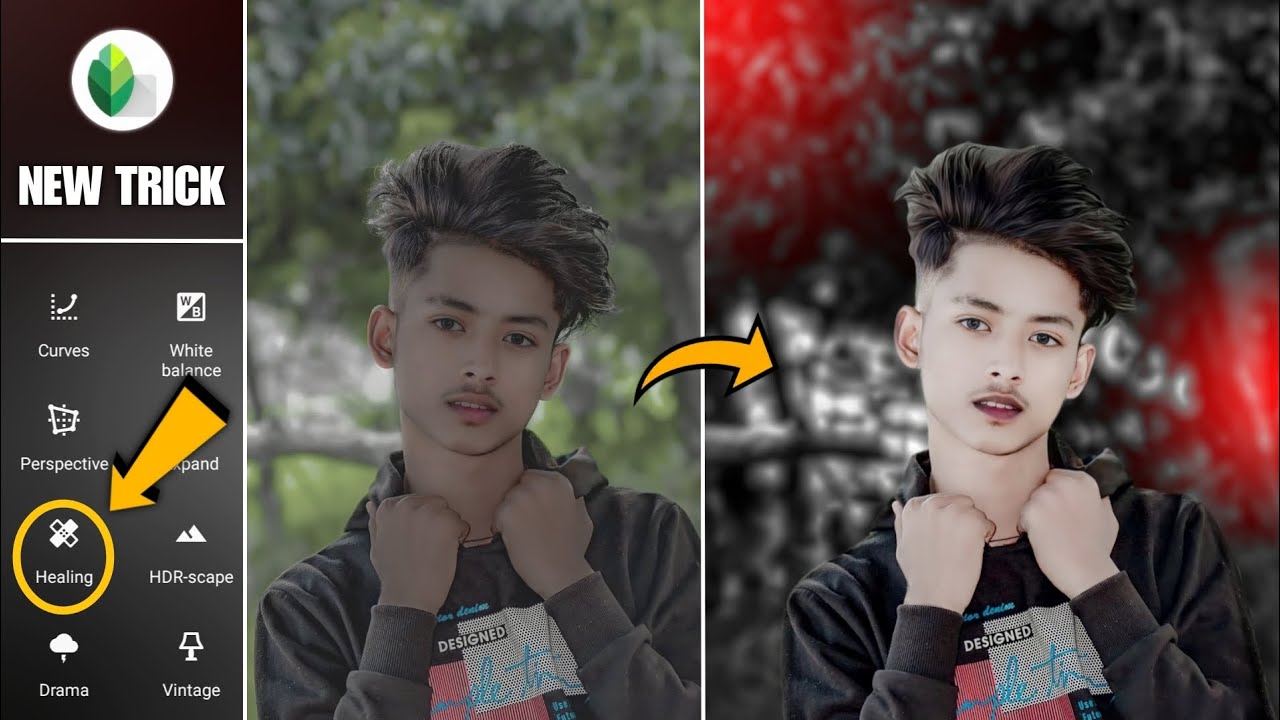 Snapseed Face Smooth Photo Editing | Background Colour Change Snapseed | Face Smooth Editing