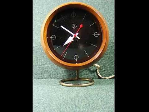 Vintage George Nelson Howard Miller Chronopak Desk Clock Youtube