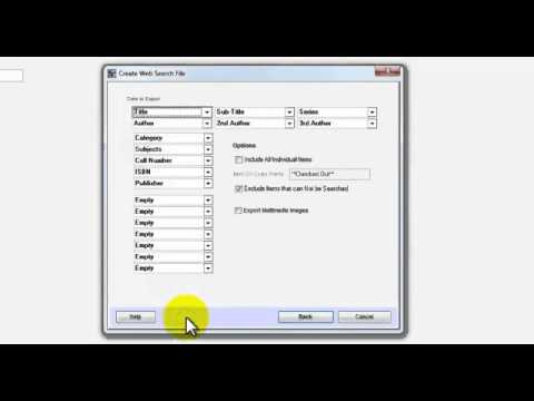 Update-Create Web Search File