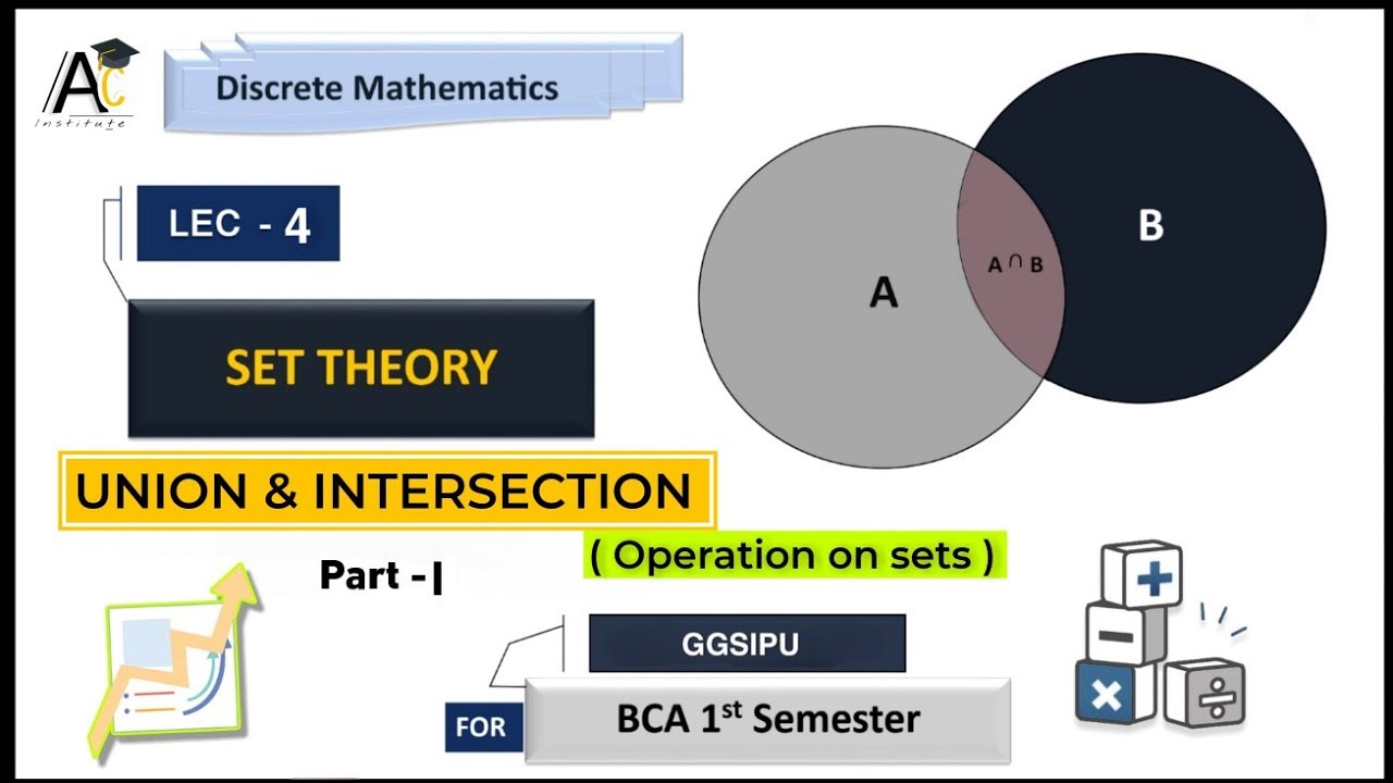 Union & Intersection | Operation on Sets | Lecture-04 | Part-I | ACI ...