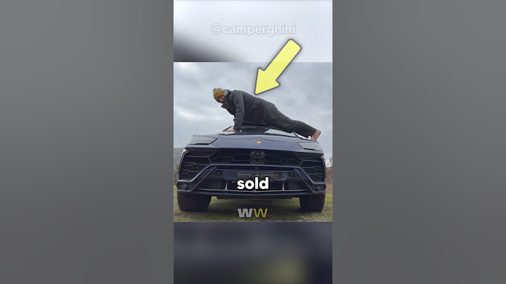 Man sold everything for a Lamborghini!