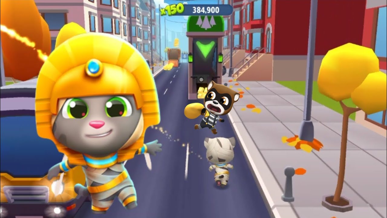 Tom Gold Run Ending MUMMY TOM Gold Run Talking Tom Gold Run