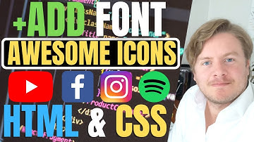 How to Add Font Awesome Icons in HTML and CSS