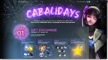 Cabal Online - 2015 Xmas Event (Cabalidays) - Presents Opening Cabaliday star