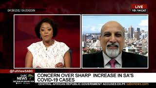 Professor Salim Abdool Karim on the latest COVID-19 cases in SA